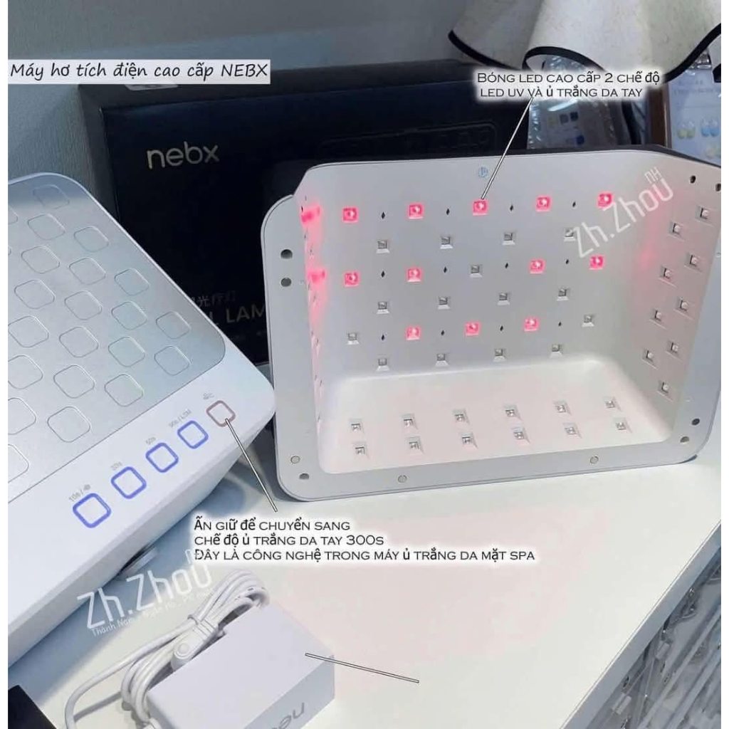 [Không Tích Điện] Máy Hơ Gel Cao Cấp NEBX L1 –  Siêu Tiện Lợi, Đa năng 48W