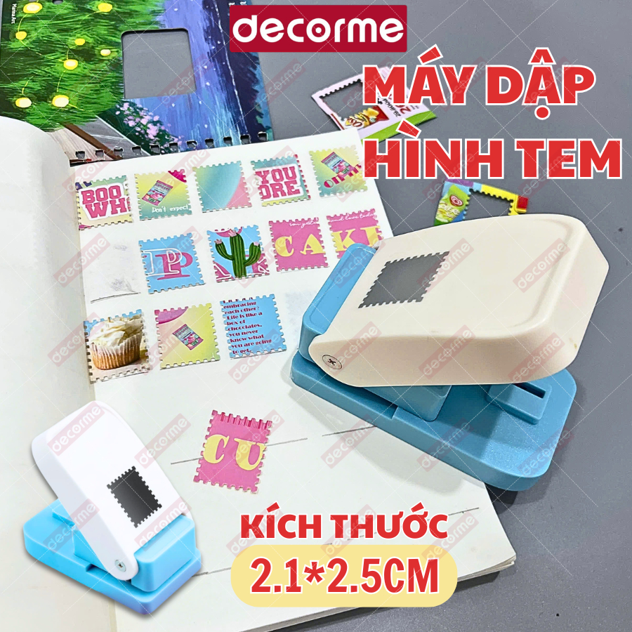 Dụng Cụ Bấm Tem Viền Stamp Border Punch Cắt Giấy Tròn Nhỏ Decorme Công ...