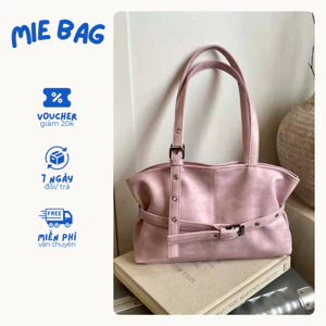 Túi xách nữ, túi tote đeo vai thời trang cho nữ da mềm form basic dễ phối đồ MIE BAG