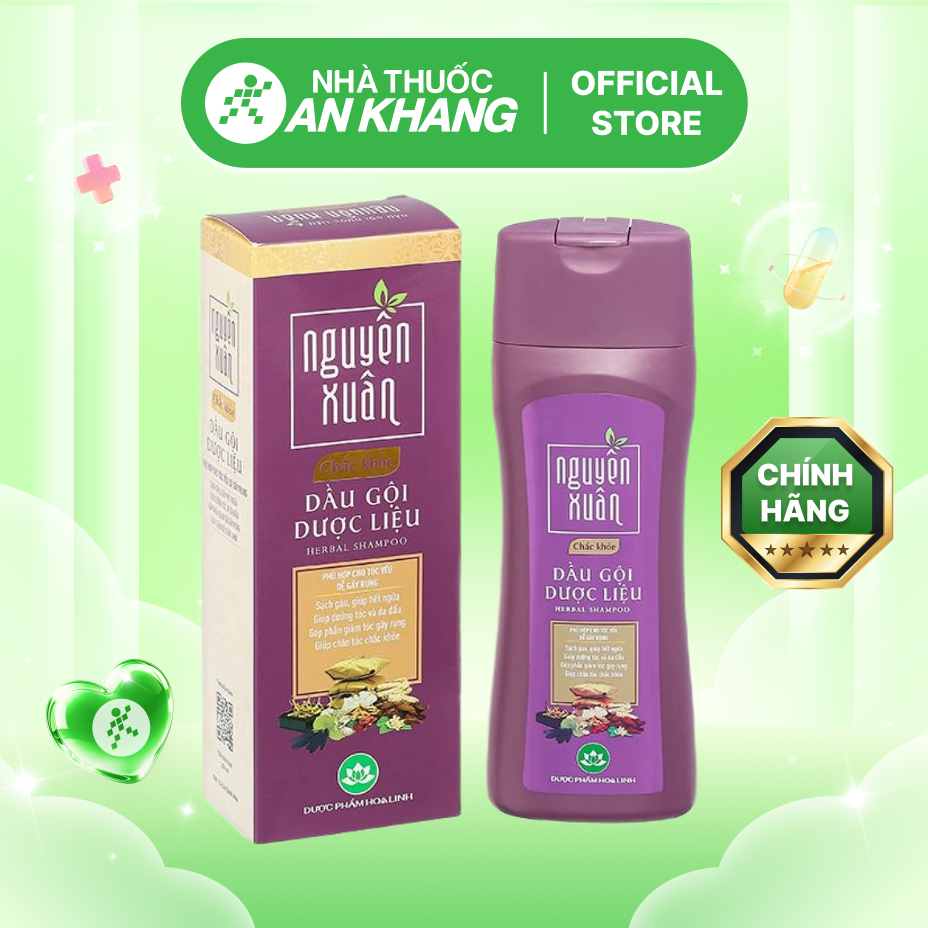 Dầu gội dược liệu Nguyên Xuân chắc khỏe, bồng bềnh chai 250ml
