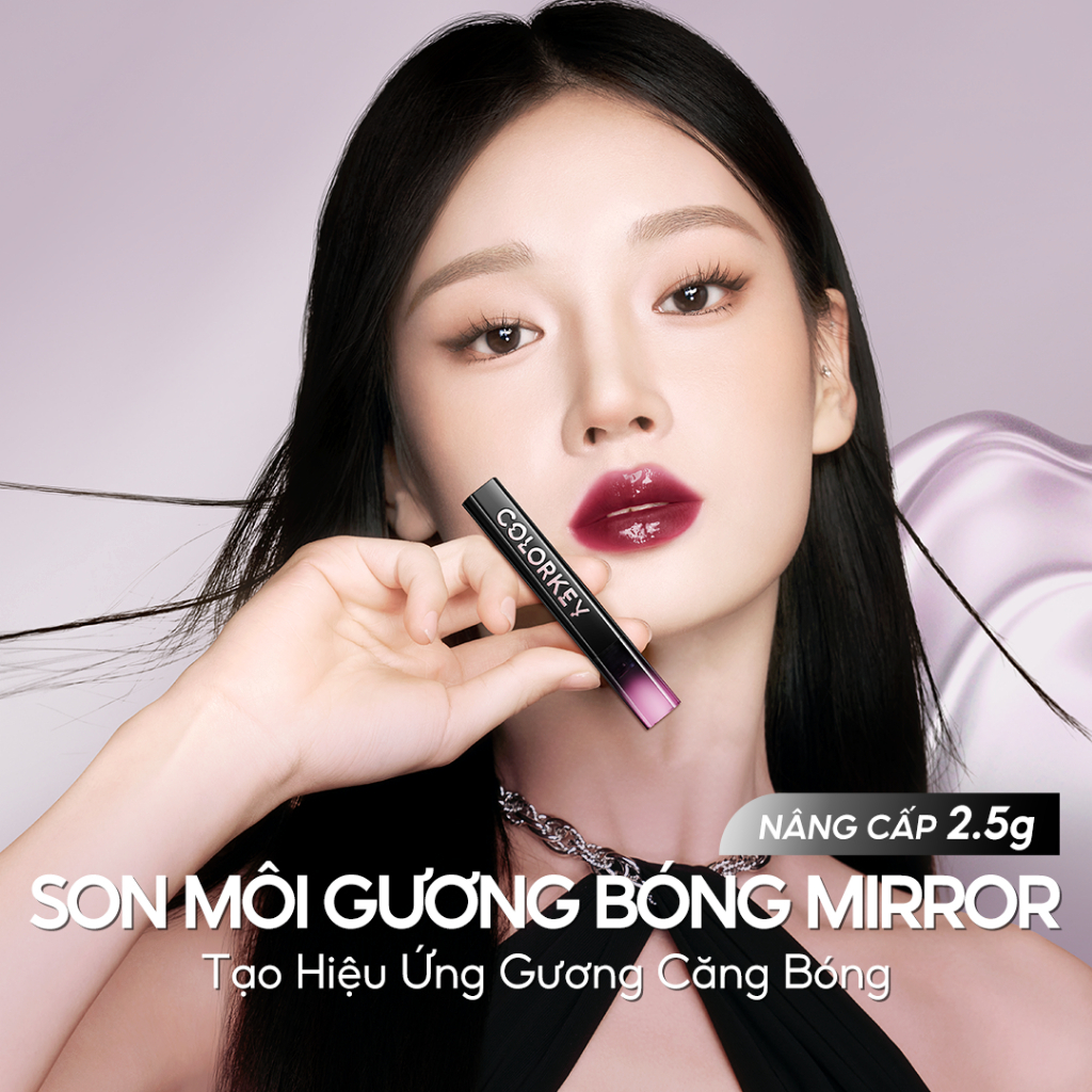 Son Bóng Colorkey Airy Lip Gloss Mirror Series