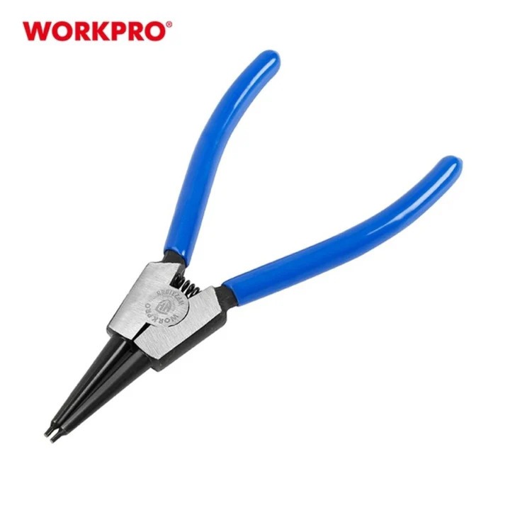 Kìm mở phe ngoài mũi thẳng WP231080, mũi cong WP231081 WORKPRO bằng thép CR-V cao cấp - Hàng chính hãng