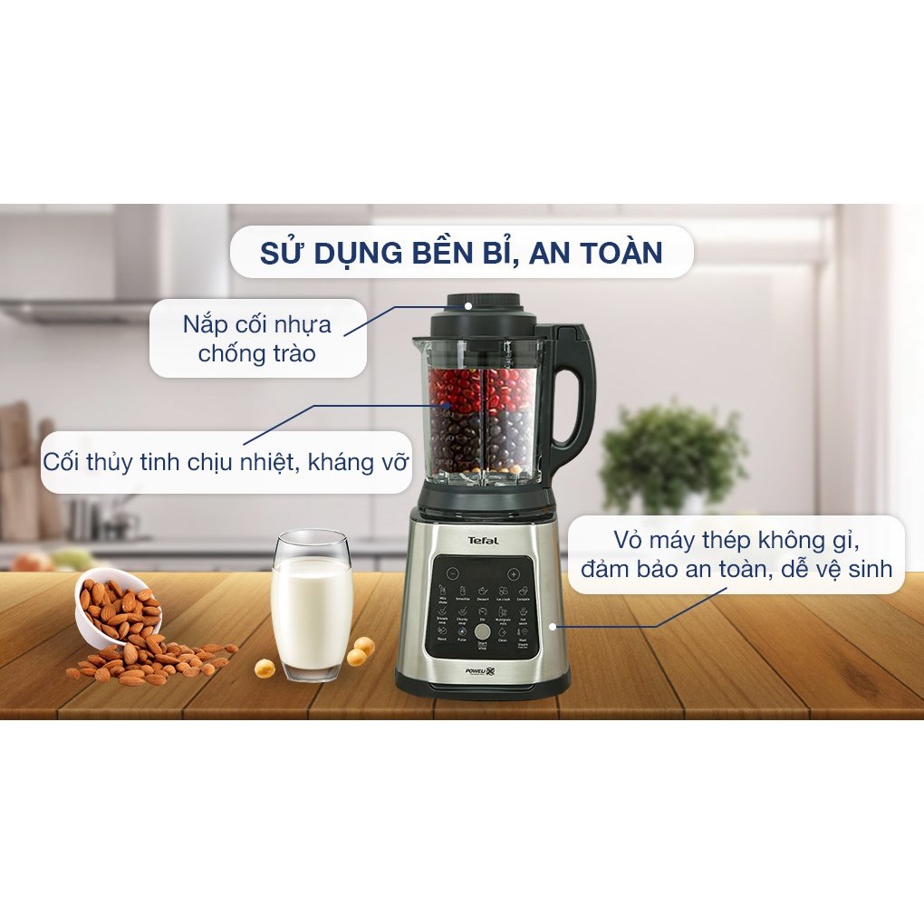 Máy làm sữa hạt sinh tố Tefal BL83SD66 1400W - Đa dạng chương trình - Bảo hành chính hãng 24 tháng