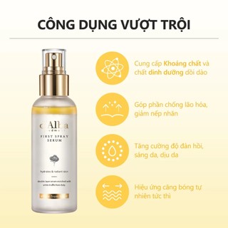 Serum Xịt Khoáng D'Alba First Spray Cấp Ẩm Serum D'Alba Tinh Chất Căng Bóng Cho Da 100ml - Skinora Beauty