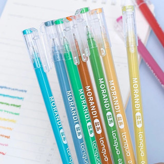 Set 9 Bút Mực Gel Nhiều Màu Morandi，màu sắc tươi xinh，Khô nhanh Bút viết và bút vẽ,Viết trơn tru