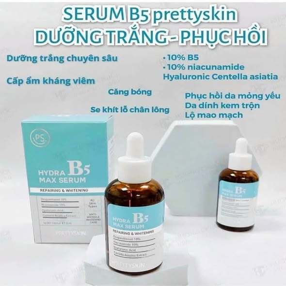 Tinh Chất Phục Hồi Da Prettyskin Hydra Max Serum B5 (50ml)-ThyLee