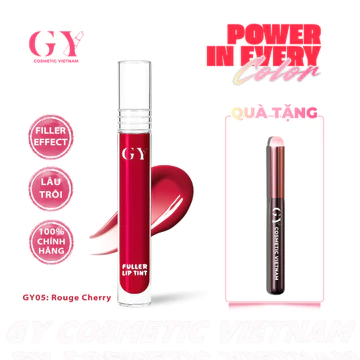 Son Lì Fuller Lip Tint 6ml, GY05, Mịn Môi, Bám Lâu, Đầy Rãnh Vân Môi, GY Cosmetics