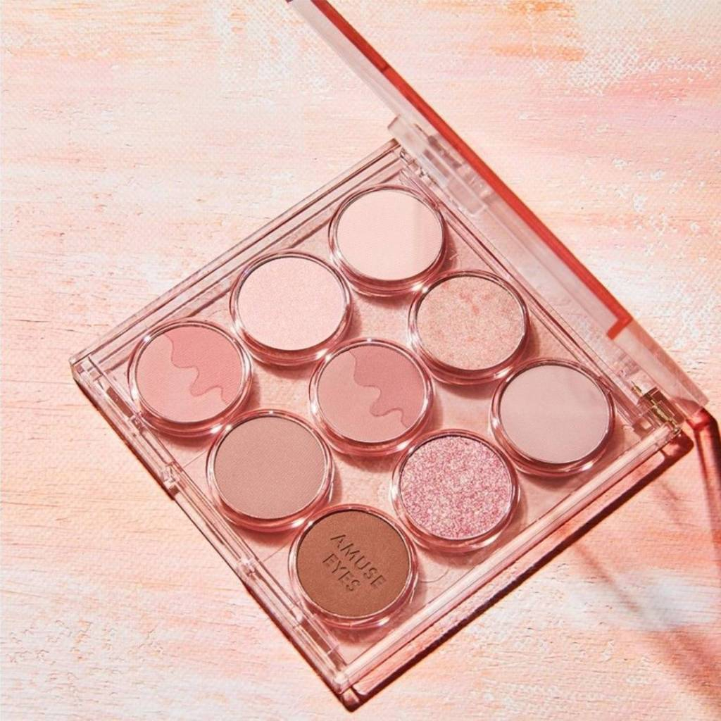 [Săn Sale] Bảng Phấn Mắt 9 Ô Trang Điểm Thuần Chay Amuse Eye Color Palette 11g