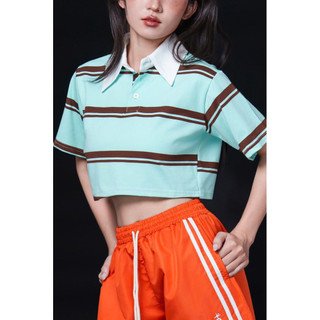 Quần short thể thao nữ BIBIBO cam phối sọc trắng – quần đùi nữ dây rút năng động, mặc đi chơi/tập gym