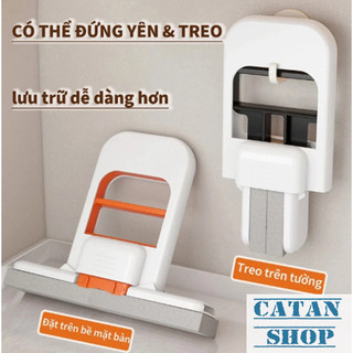 Cây Lau Cầm Tay Mini Tự Vắt Tiện Lợi Chổi Lau Thấm Hút Dụng Cụ Vệ Sinh Đa Năng Cho Nhà Bếp LauKinhTV