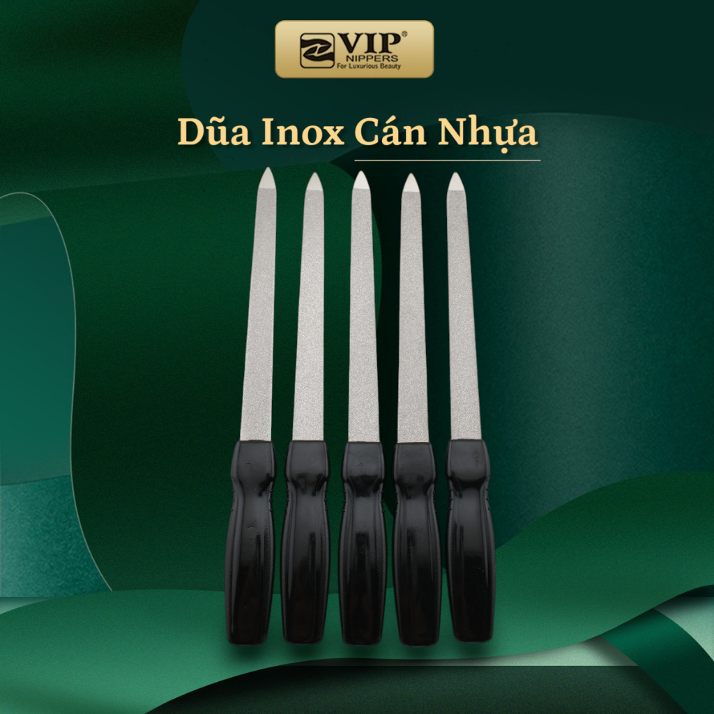 Combo 5 Dũa Inox Móc Câu, 2 Đầu, Đẩy Da giá rẻ, tiện dụng