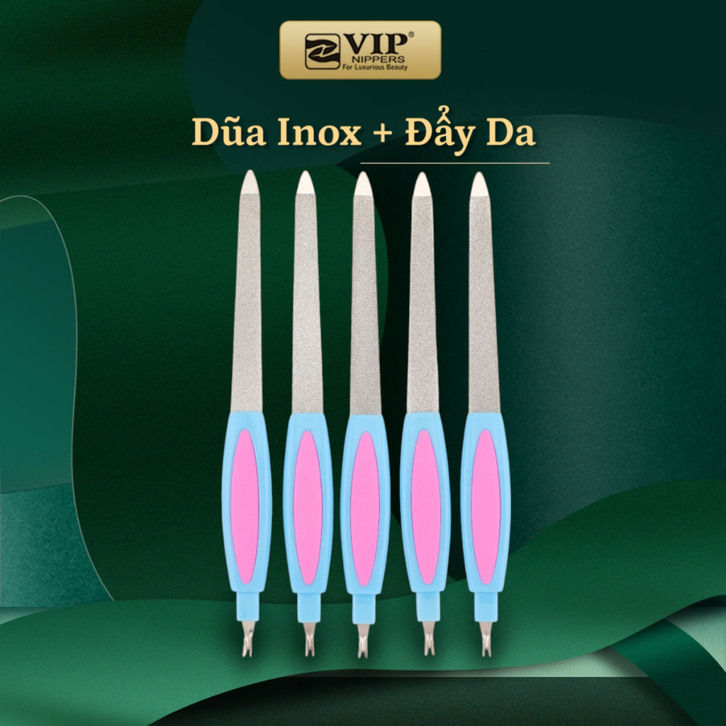 Combo 5 Dũa Inox Móc Câu, 2 Đầu, Đẩy Da giá rẻ, tiện dụng