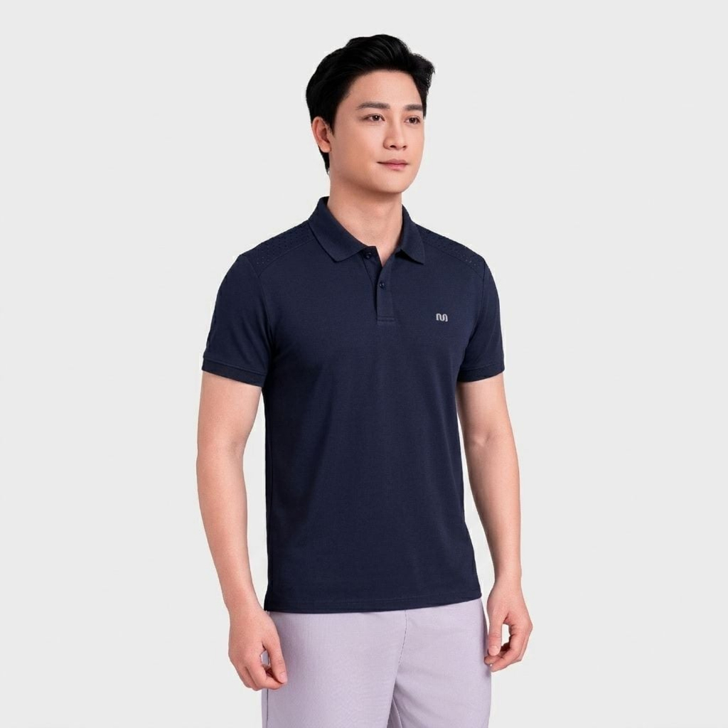 Áo polo Insidemen ACTIVE tay ngắn Co giãn 4 chiều Thoáng Mát Regular IPS111EDP01