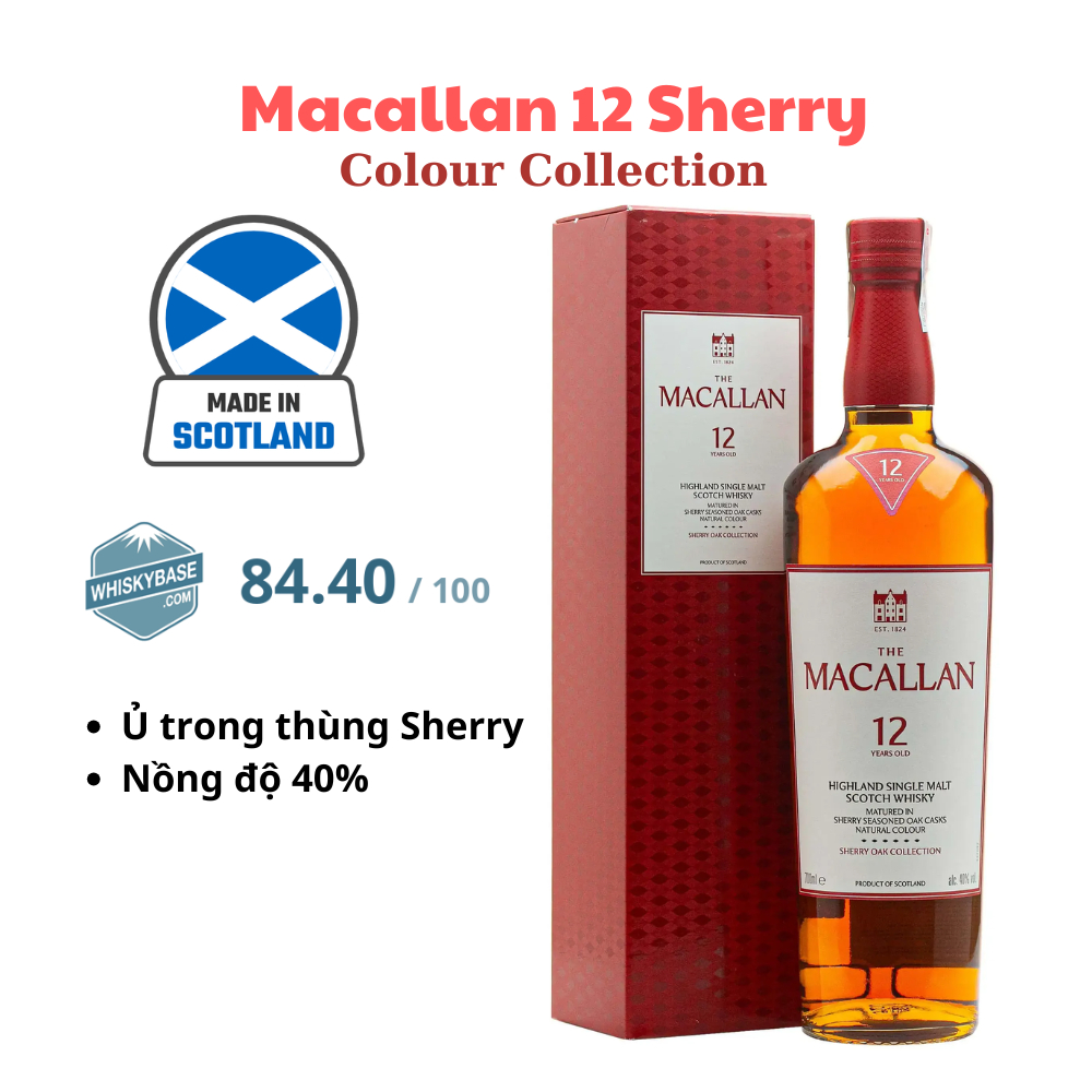 Ruou Macallan 12 700ml Full Box | Shopee Việt Nam