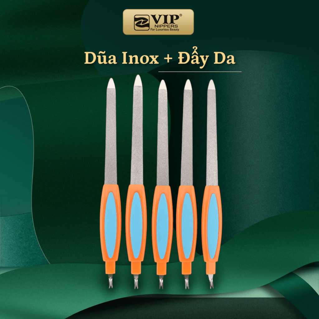 Combo 5 Dũa Inox Móc Câu, 2 Đầu, Đẩy Da giá rẻ, tiện dụng