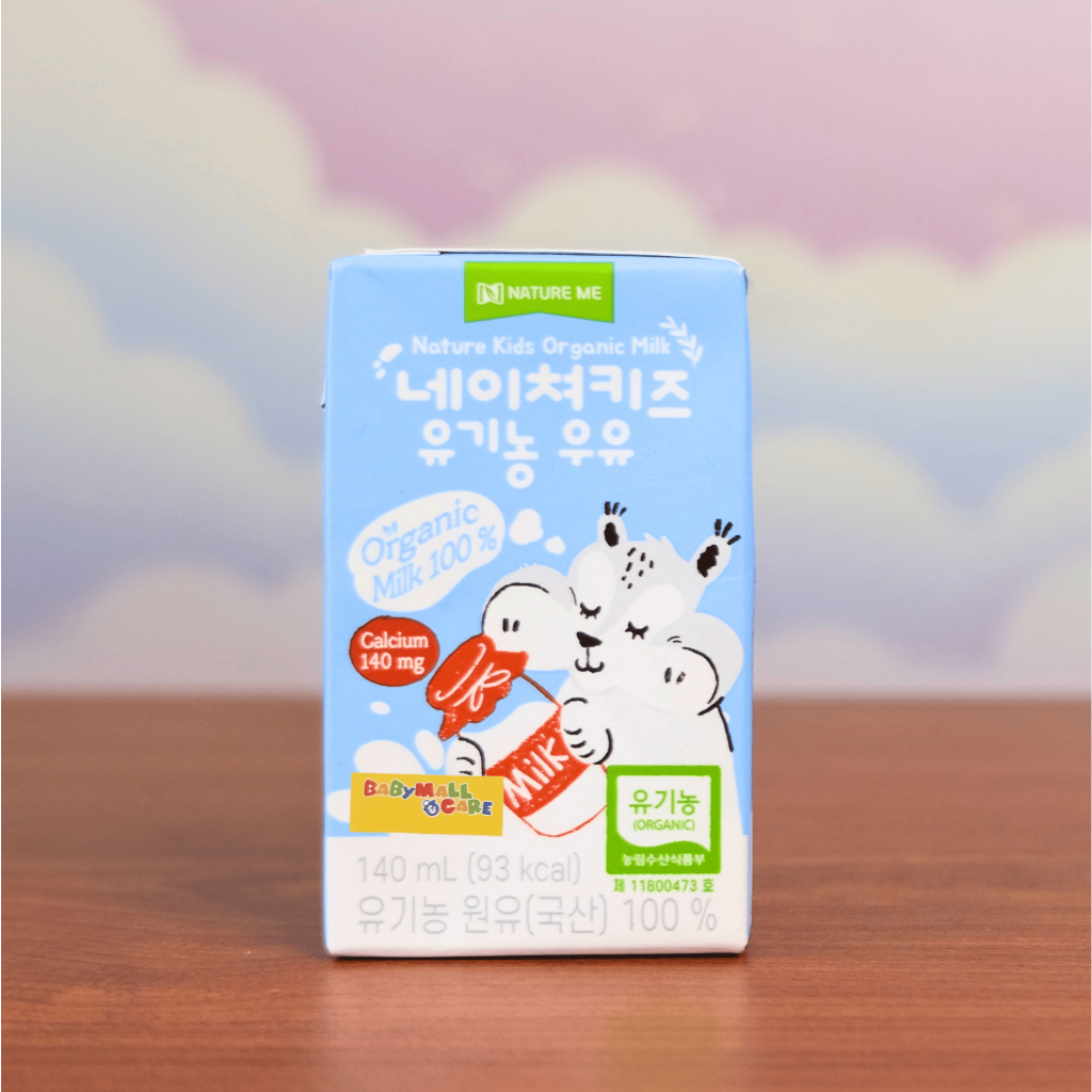 Sữa Tươi Hữu Cơ Nature Me Kids Organic Milk 140ml Bổ Sung Khoáng Chất | Cho Bé | Babymall & Care