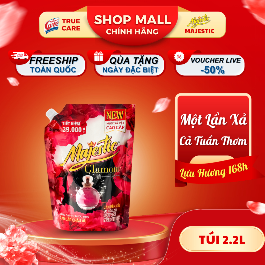 Nước Xả Vải True Care Hương Glamour (1.15Kg - 2.2Kg)