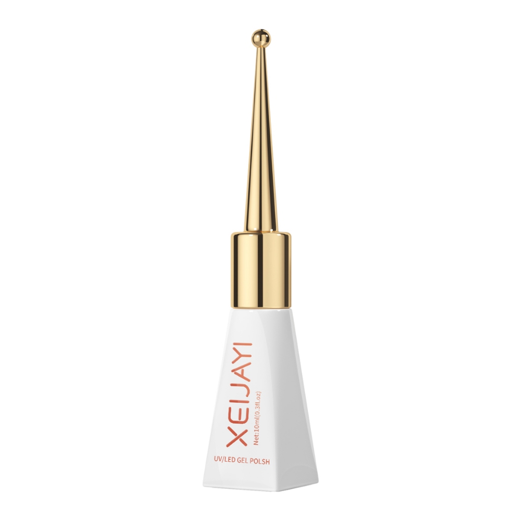 XEIJAYI 10ml - Sơn móng tay dạng gel mắt mèo màu xanh nhạt siêu bóng, hoàn hảo cho việc tự làm nghệ thuật vẽ móng.