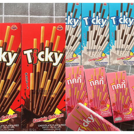 Bánh Que Ticky Thái Lan, Bánh Que Phủ Kem Socola Giòn Ngon