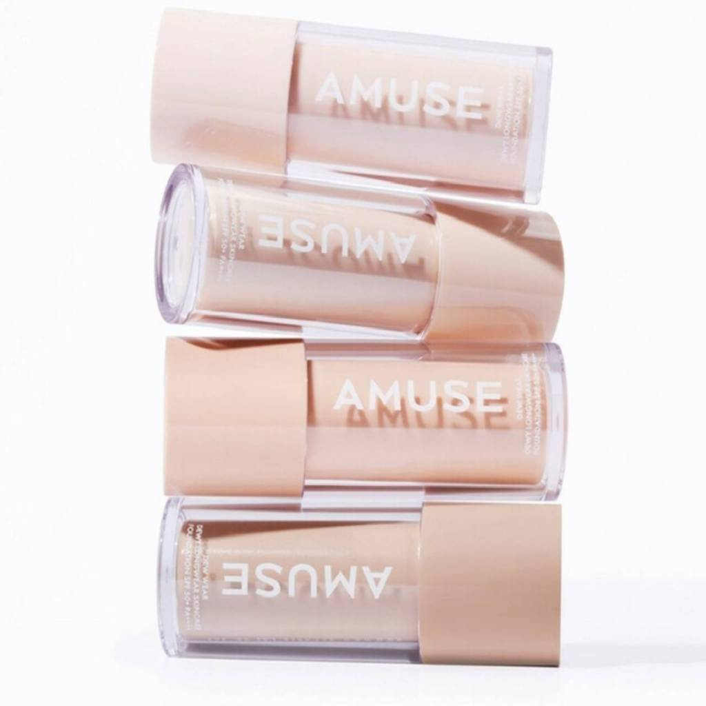[Săn Sale] Kem Nền Amuse Thuần Chay Hiệu Ứng Che Phủ Tự Nhiên Làm Đều Màu Dew Wear Foundation 35ml