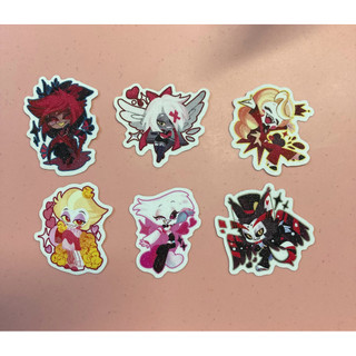 Móc khóa gỗ Hazbin Hotel siêu cute