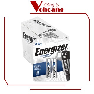 Hộp 6 vỉ pin Energizer L91 Lithium AA 1.5V Dung Lượng Cực Cao Tương thích nhiều thiết bị điện tử