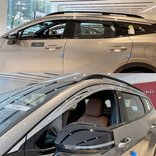 Vè che mưa Đen/Chrome KIA SPORTAGE 2021-2026 Chính hãng AutoClover - Keo 3M, không tróc sơn | Phụ kiện ô tô ADG