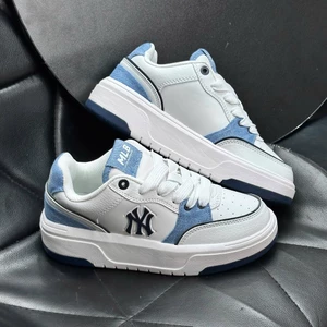 Giày MLB Chunky Liner Denim Pocket New York Yankees Navy - 3ASXD015N-50NYS