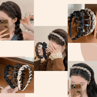 Băng Đô Cài Tóc Nữ Tết Phồng Hàn Quốc Chống Trượt | Bờm Tóc Vintage Ulzzang Tăng Đỉnh Đầu