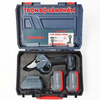 Kéo Cắt Cành Chạy Pin BOSHUN BS-CP30BL – Lưỡi Thép SK5, 2 Chế Độ Cắt 2cm & 3cm Bảo Hành 6 Tháng