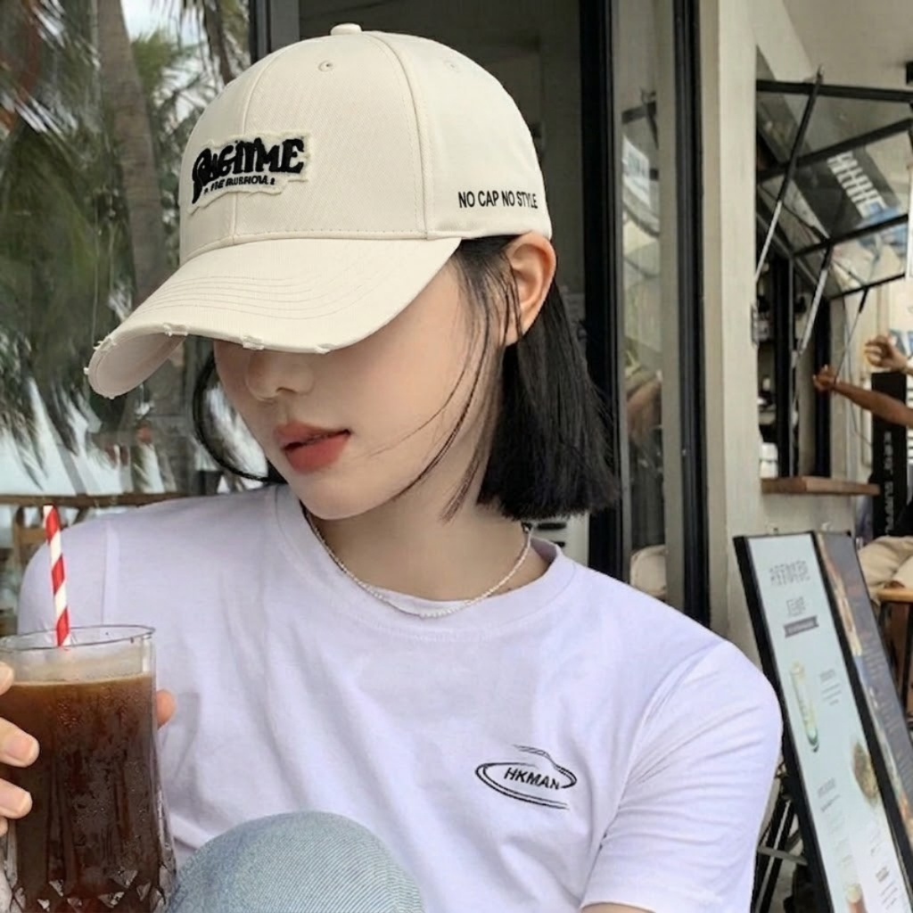 Mũ lưỡi trai nam nữ Lucihat thêu chữ Ragtime form cứng, Nón lưỡi trai size to, chất vải kaki cao cấp thời trang