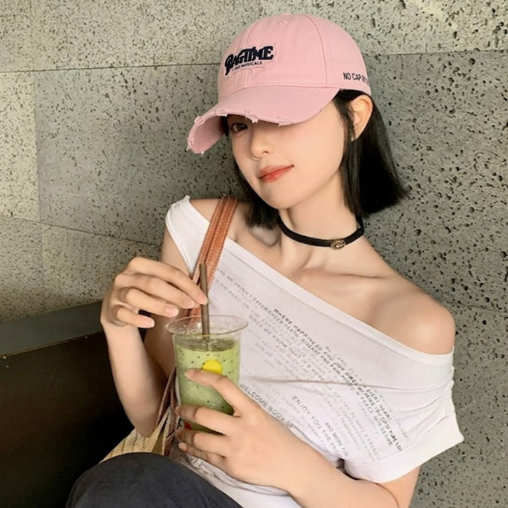 Mũ lưỡi trai nam nữ Lucihat thêu chữ Ragtime form cứng, Nón lưỡi trai size to, chất vải kaki cao cấp thời trang