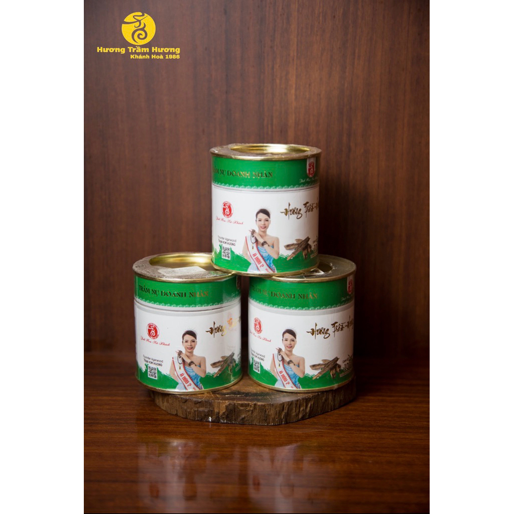 Trầm Nụ CHIÊU TÀI – Hộp 120–125 Nụ (Tặng Lư Sứ)