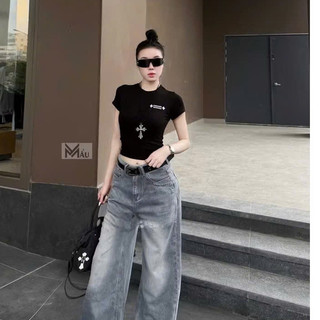 Áo Thun Cổ Tròn Tay Cộc Hình In Thuê Da  Nổi Bật New Trend