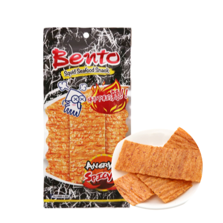 Dây 13 Gói Snack Bento Thái Lan, Snack Mực Tẩm Vị Cay Tê Đậm Vị