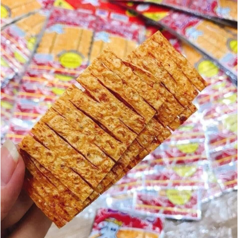 Dây 13 Gói Snack Bento Thái Lan, Snack Mực Tẩm Vị Cay Tê Đậm Vị