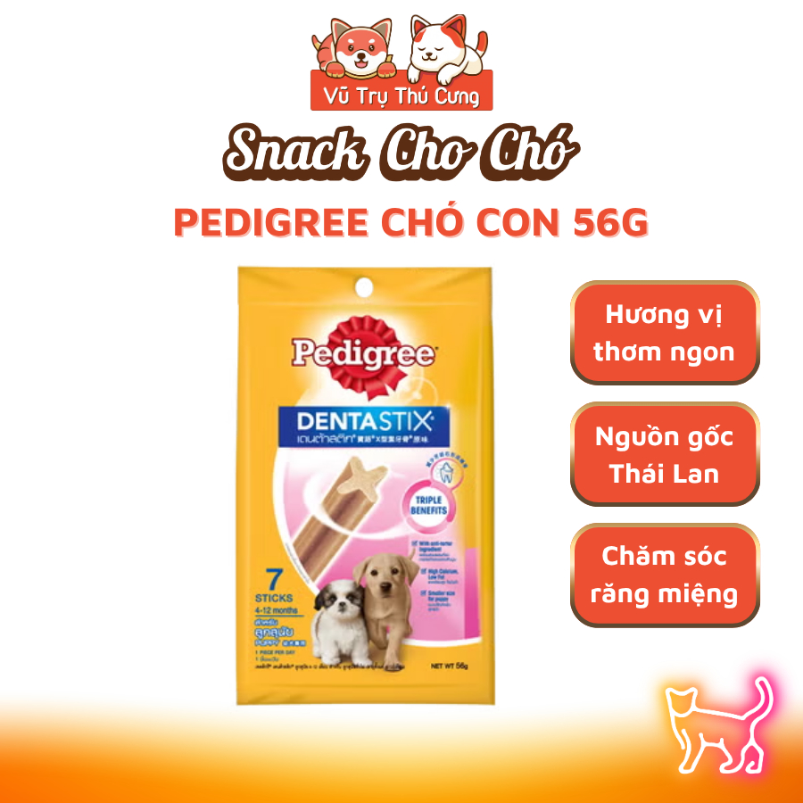 Bánh Thưởng Cho Chó Gặm Sạch Răng Pedigree Dentastix Chăm Sóc Răng Miệng