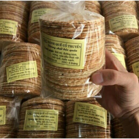 Bánh Quế Tròn, Bánh Quế Sữa Giòn Thơm Ngon - Đồ Ăn Vặt