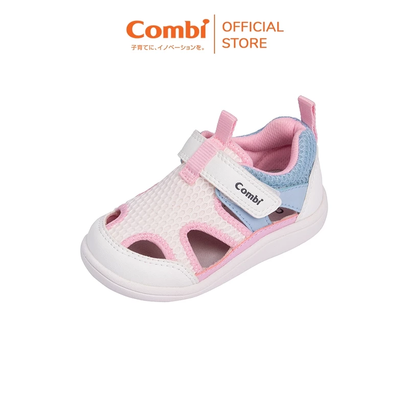 Giày Combi S-Go – Hỗ trợ phát triển bàn chân A2601 màu hồng pastel — ảnh 1