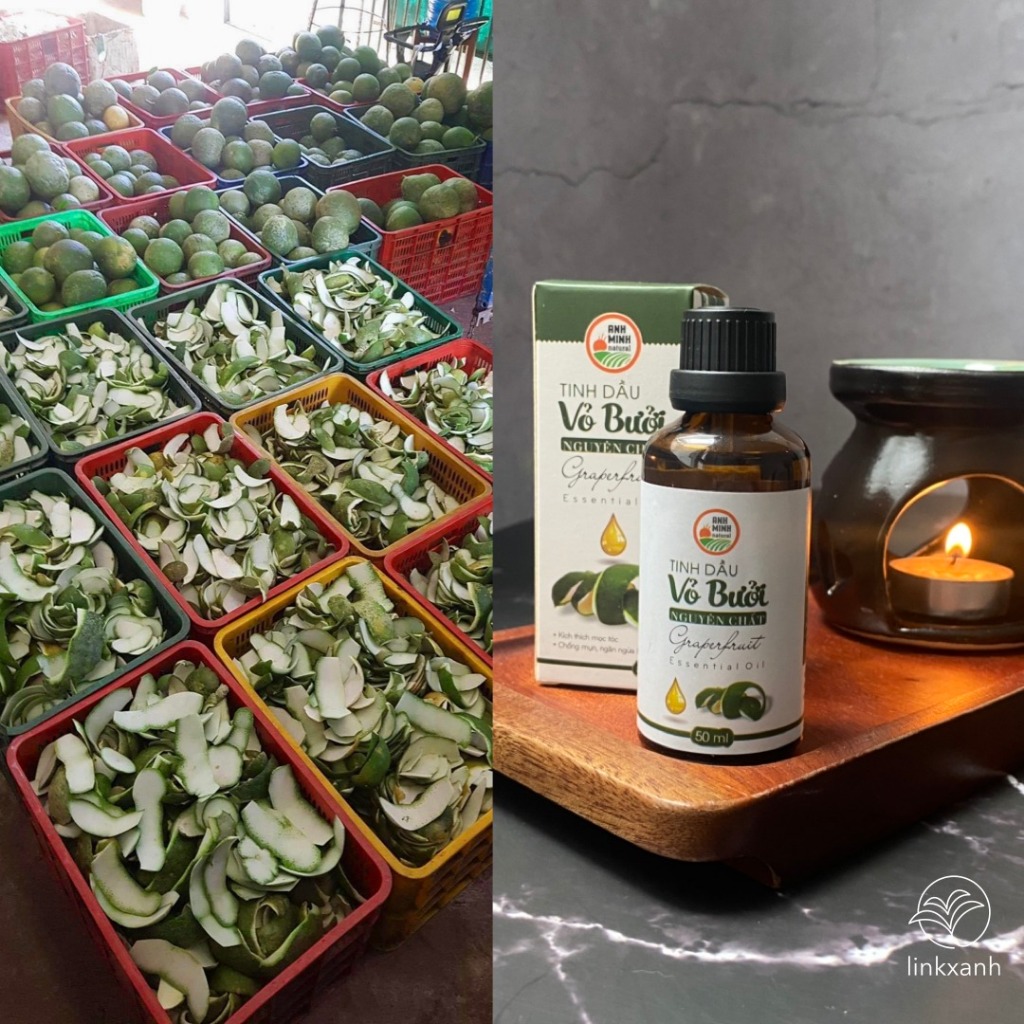 Tinh dầu sả, bưởi, hương nhu, bạc hà, cam ngọt