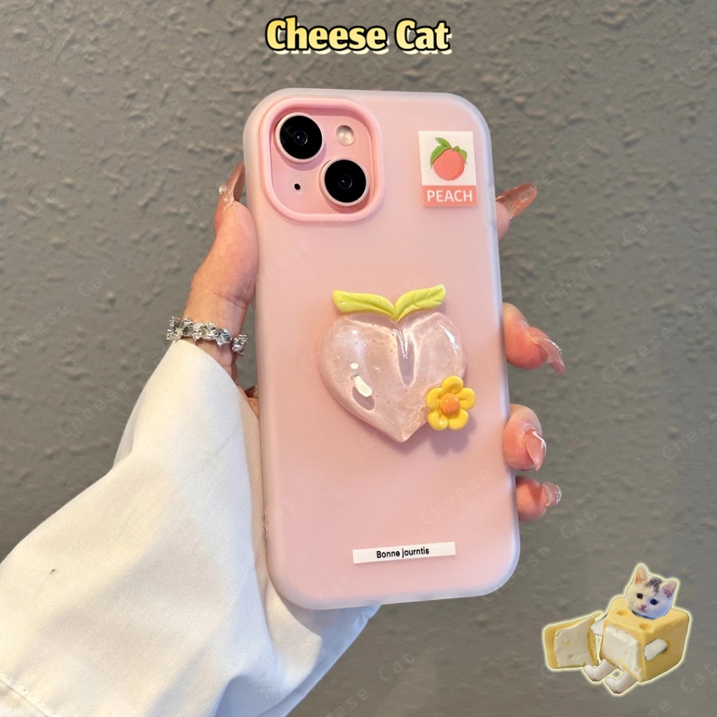 dưa hấu đào dứa Lê Ốp điện thoại trái cây mùa hè cho iPhone 13 14 15 11 12 16 17 Pro Max XR Xs Max dùng cùng bạn bè