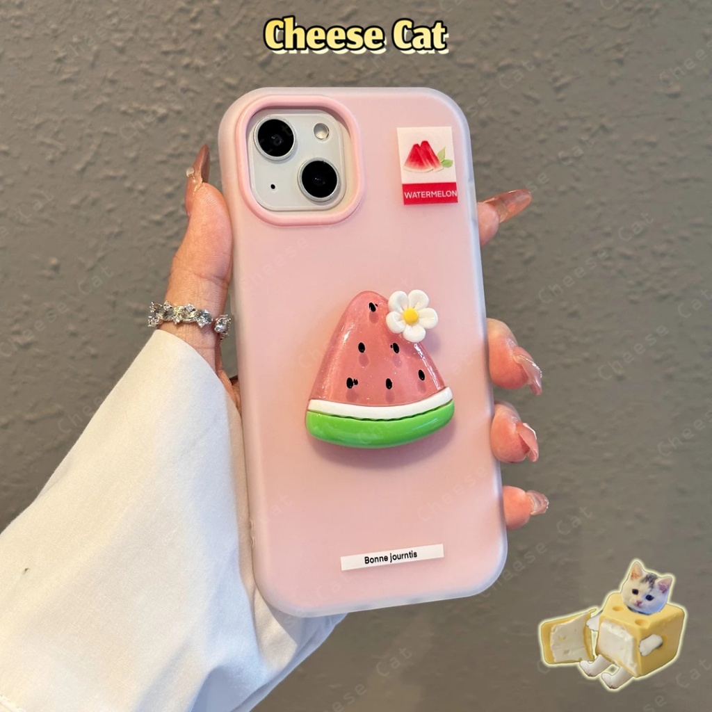 dưa hấu đào dứa Lê Ốp điện thoại trái cây mùa hè cho iPhone 13 14 15 11 12 16 17 Pro Max XR Xs Max dùng cùng bạn bè