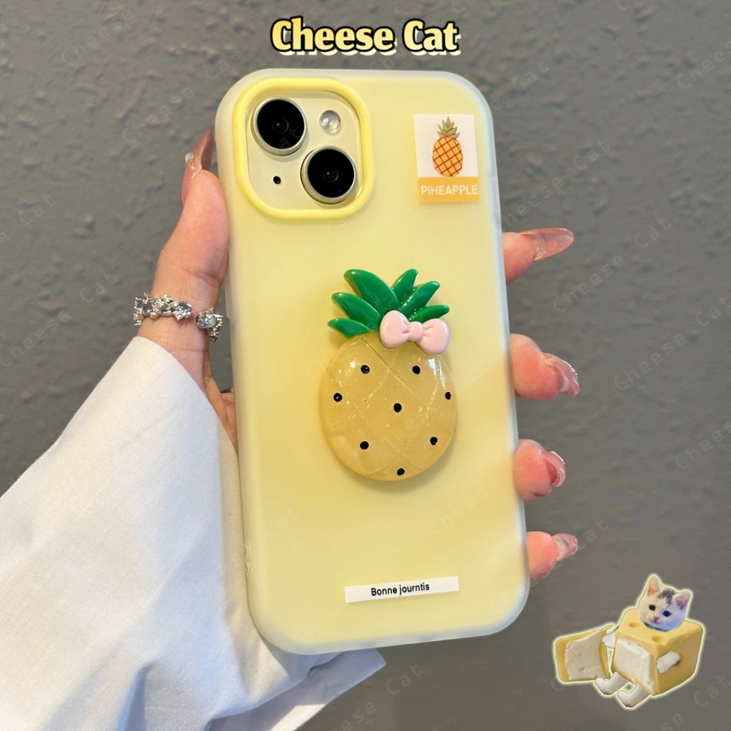 dưa hấu đào dứa Lê Ốp điện thoại trái cây mùa hè cho iPhone 13 14 15 11 12 16 17 Pro Max XR Xs Max dùng cùng bạn bè
