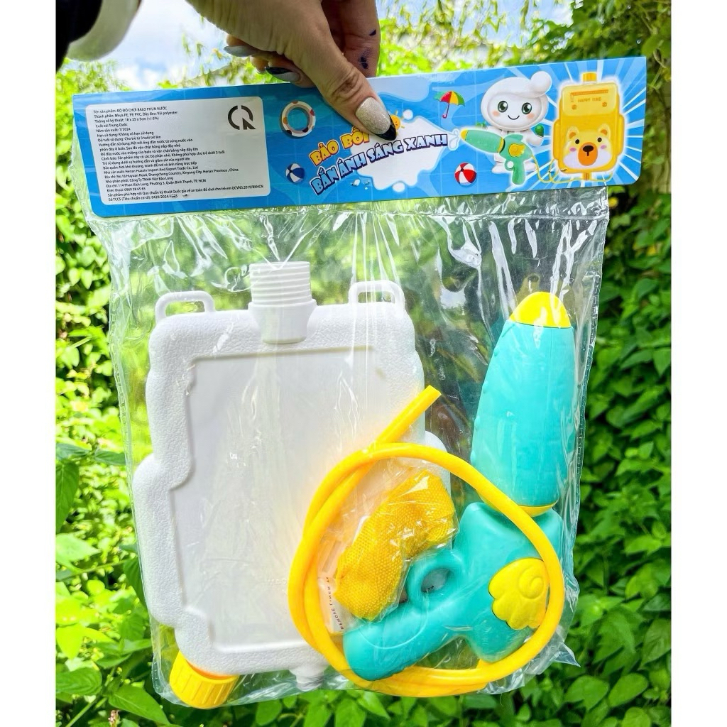 Súng bắn nước đồ chơi có balo Kun Doctor
