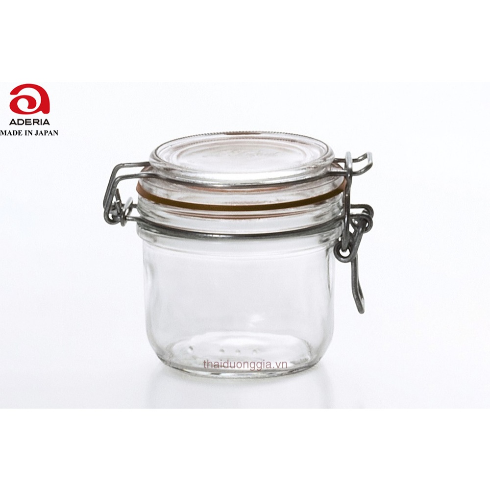 Lọ thủy tinh 200ml có khóa kẹp bằng thép không gỉ sản xuất tại Pháp Aderia H7562 | Thái Dương Gia