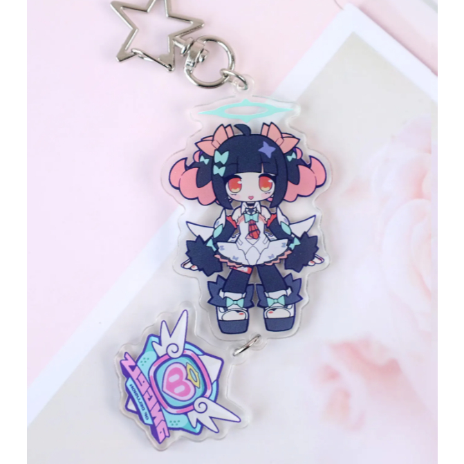 Zenless Zone Zero Angels of Delusion acrylic keychains and backpack pendants, perfect for anime fan collections and cute