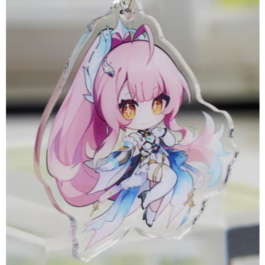 Wuthering Waves Aemeath Acrylic Keychain WUWA Anime Game Charm gift
