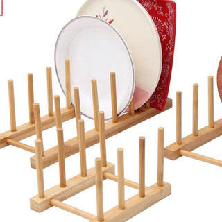 Giá gỗ úp ly cốc 8 nhánh kiểu vintage cổ điển