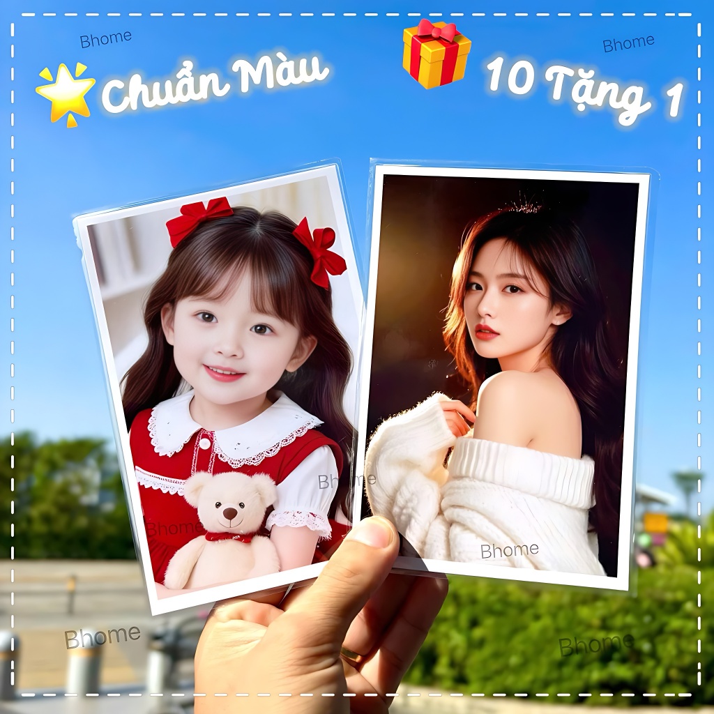 [In từ 20 ảnh]  In ảnh  6x9 9x13 10x15cm ảnh ép plastic / in giấy decal theo yêu cầu đủ size giá chỉ từ 1k