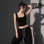 Áo croptop 2 dây cổ vuông hở lưng borip cotton có mút DUYLINH HOTTREND M L